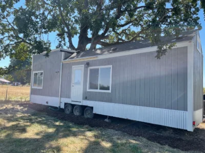 2021 Sequoia Tiny House on Wheels | 466 Sq. Ft. 2-Bed Luxury Mobile Home with Kitchen, Laundry & Bath