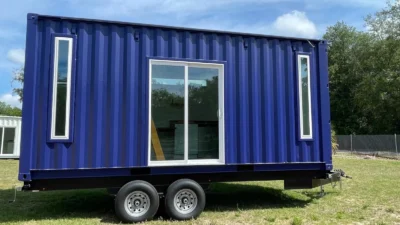 20′ Shipping Container RV Certified Tiny House Trailer | Custom Build Per Order | Vacation Style with Modern Amenities