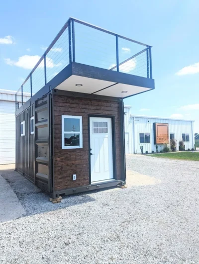 20 Ft Container Tiny House – Hunting Cabin or Recreational Getaway | Sleeps 4, Fully Furnished